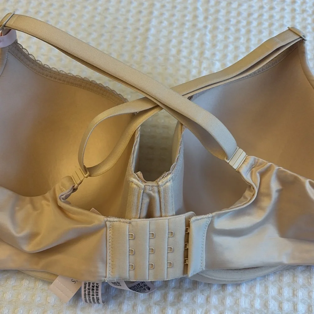 NEW! $50 VICTORIA’S SECRET 38DD(E) Lightly Lined Demi Bra BEIGE Padded Underwire - Picture 8 of 15